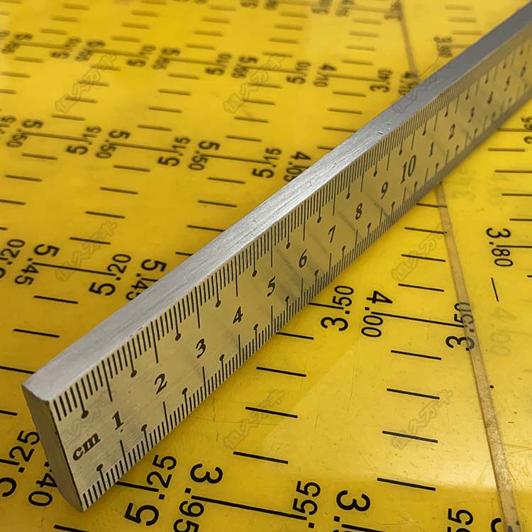1米铝标尺量布尺手持铝尺加厚尺子量板尺30x6裁缝尺包邮广东 量具