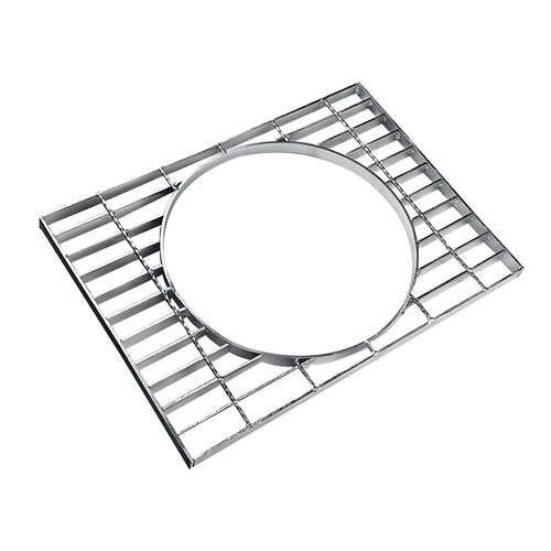Hot-dip galvanized steel grating plate for steel mill