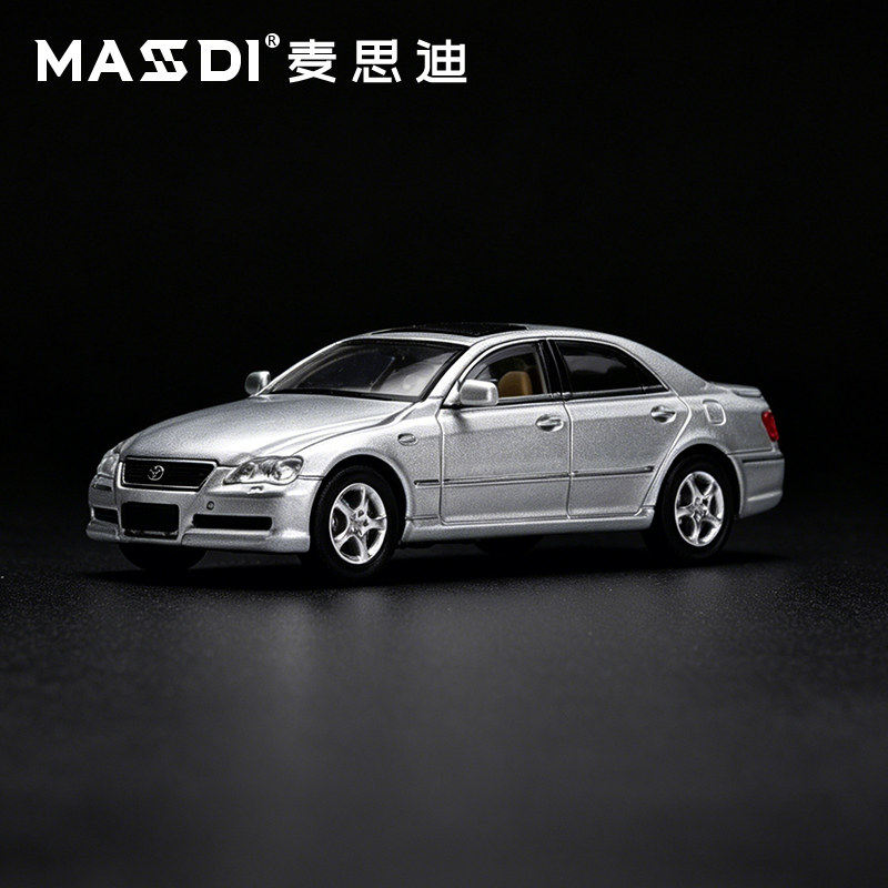 麦思迪 1:64 初代丰田锐志 Mark X轿车仿真合金汽车模型玩具收藏