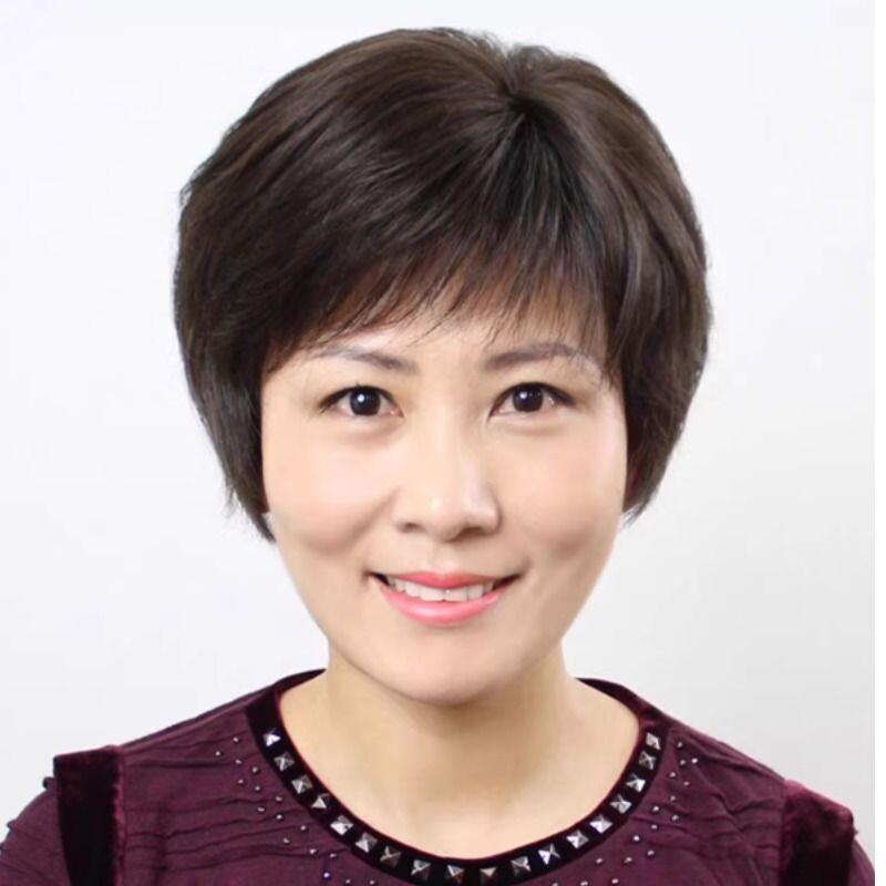 假发女短发仿真人发假发中老年女士妈妈全头套化疗光头整顶假发套