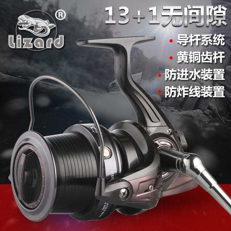 科迈龙lizard渔轮9型全金属线杯大远投轮纺车轮锚鱼轮