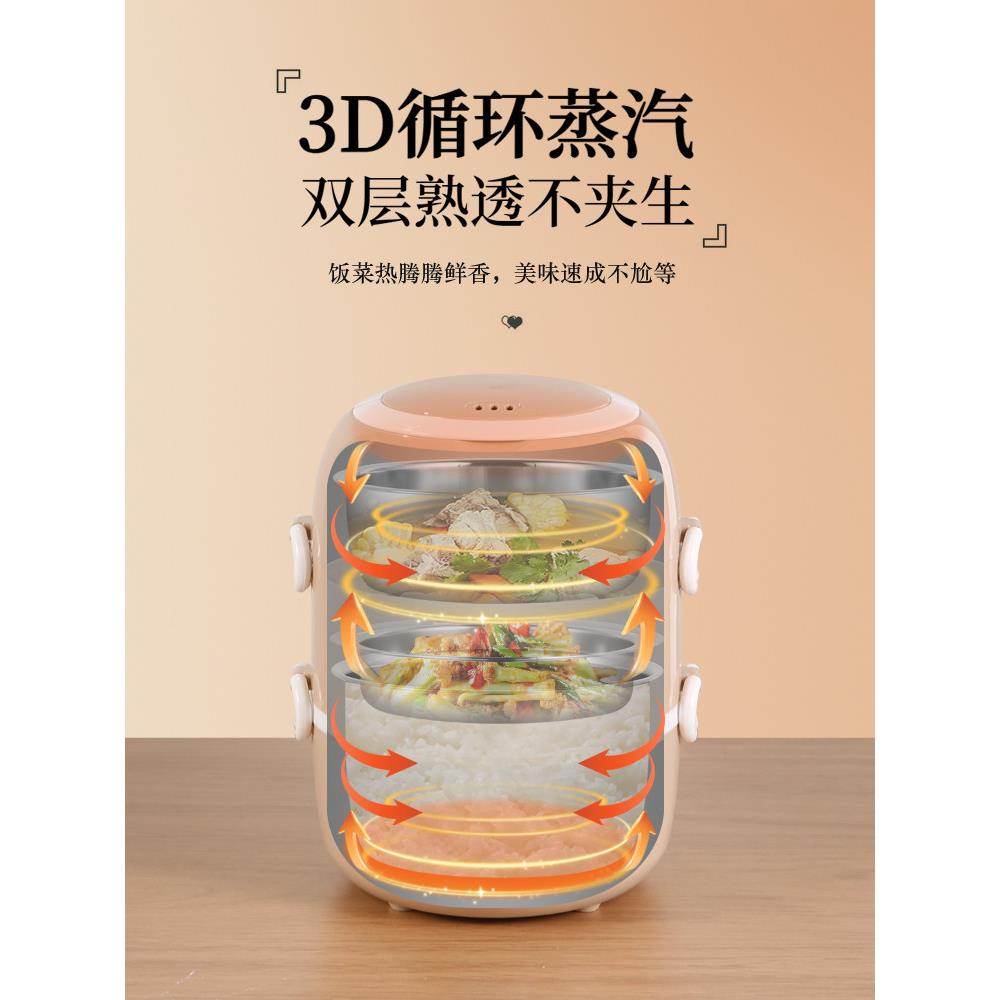 电饭锅宿舍学生蒸饭锅蒸一体机多功能家用小粥锅蒸锅电饭盒