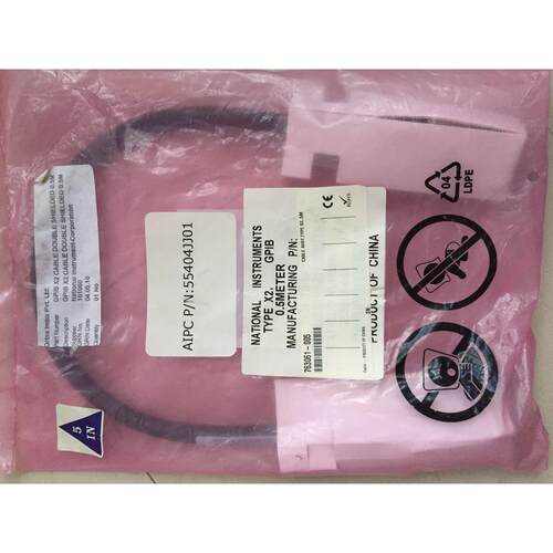 美国 原装全新NI GPIB线 GPIB电缆线 1米黑色 763061-01