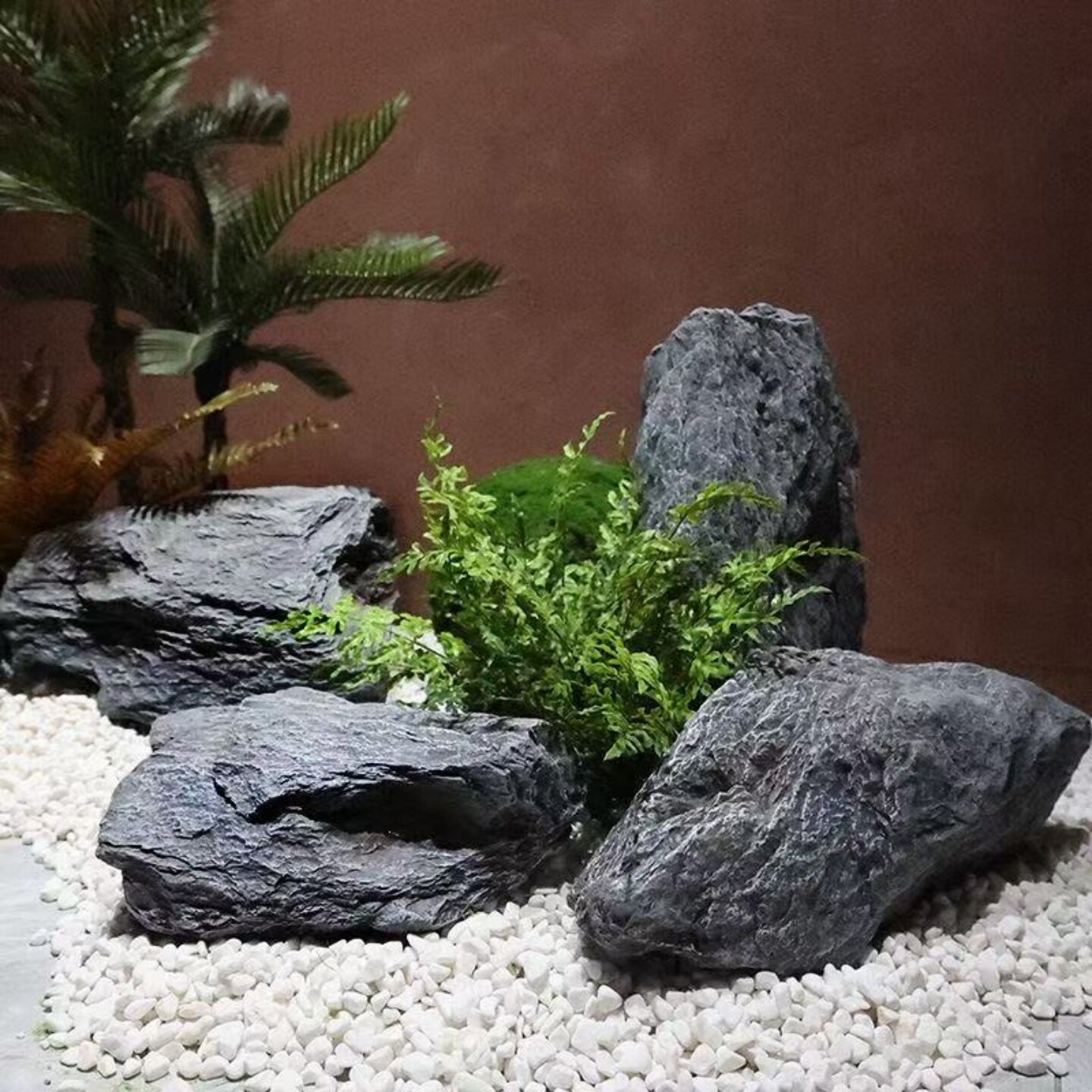 泡沫石头仿真石头假石头假山模型石头道具造景装饰布置胸口碎大石