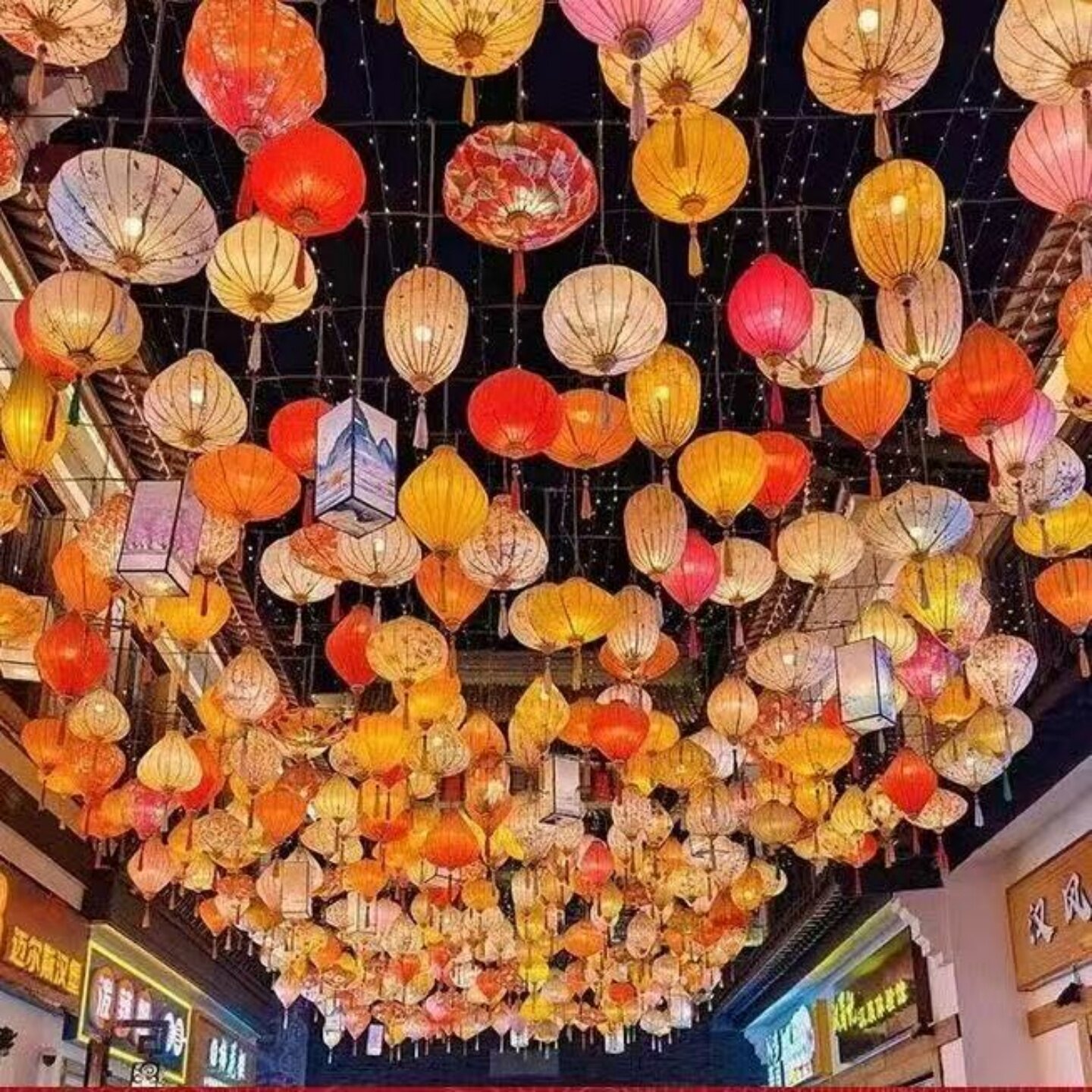 户外防水越南灯笼异形古镇街道网红打卡景区商场客栈钻石古风装饰