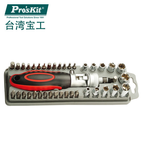 台湾宝工SD-2309 40PCS 棘轮套筒起子组 进口螺丝刀套装Pros