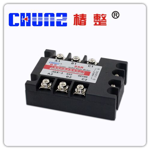 椿整 三相固态继电器 JGX3-10DA25/40/60/80 100 120 SSR-3 GJH-3