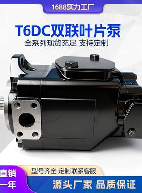 液压泵T6C/T6D/T6E叶片泵T6CC/T6DC/T6EC/T6ED注塑机油泵双联泵