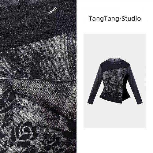 【TangTang·Studio】定位珠光上衣高级气质女装卫衣-118280