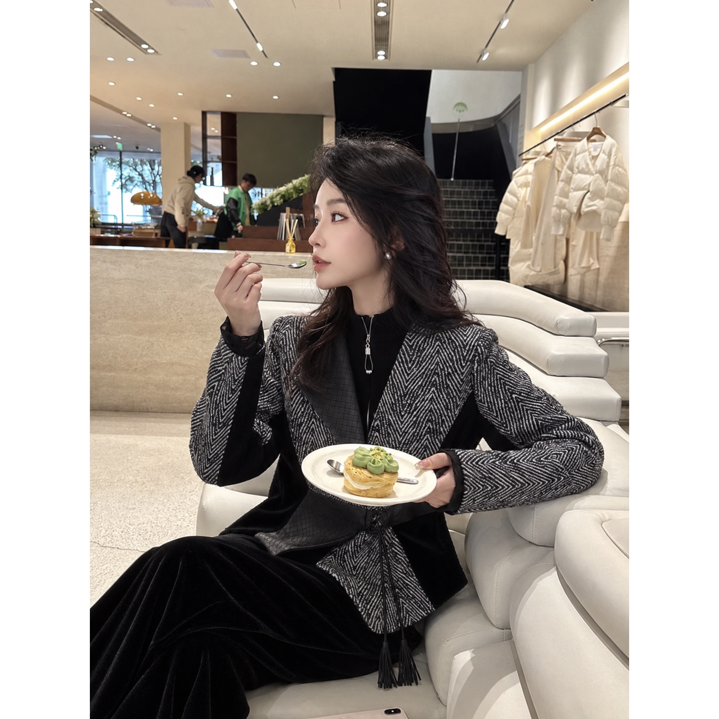 TangTang·Studio编织羊毛外套高级气质女装131553
