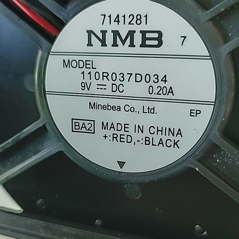 110R037D034 9V0.20A冰箱配件NMB 适用冰箱冷藏冷冻散热风扇风机