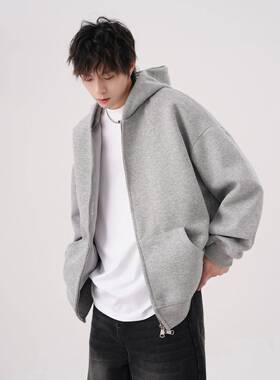 BWKA420G外重卫衣W-W06289套女男秋季宽纯色松百搭帽衫美式休闲磅