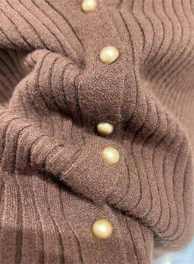 软糯坑条2修身显瘦长袖毛针织衫BXP开衫女上衣2款04秋装新百搭外