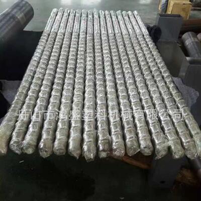 提供余姚捷泰注塑机螺杆机筒38CrMOala合金材质加长喷咀法兰
