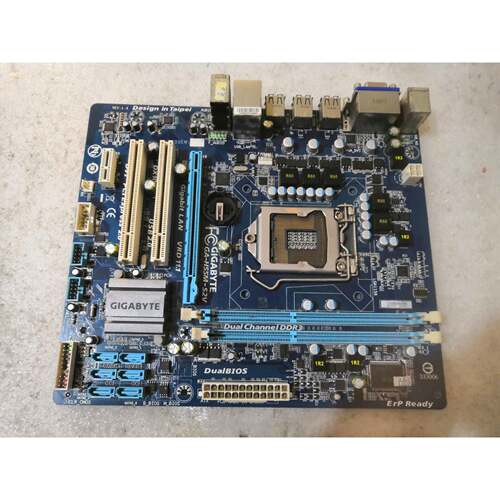 技嘉GA-H55M-S2V 1156针 带VGA+DVI接口 集成板