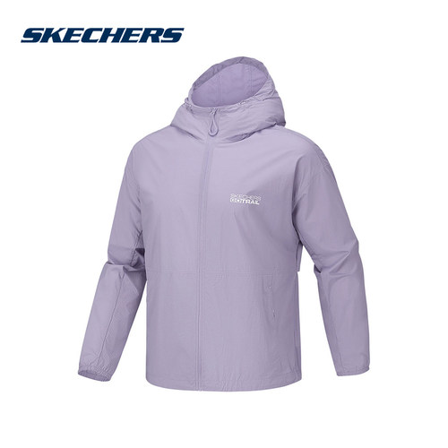 Skechers斯凯奇2026夏季新款男子舒适时尚梭织连帽外套 P226M118
