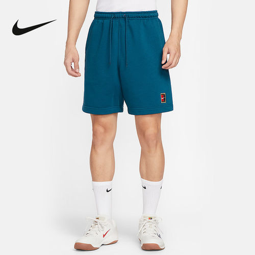 Nike耐克男子夏季新款网球训练速干针织运动中长裤短裤HM6769-415