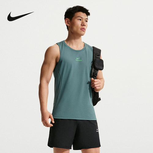 NIKE耐克夏季新款男子户外运动跑步训练健身无袖背心IF2806-382