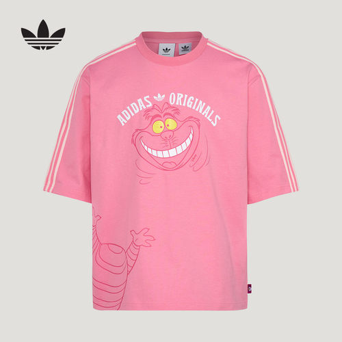 adidas阿迪达斯三叶草2026夏中性迪士尼联名款运动短袖T恤 KX5312