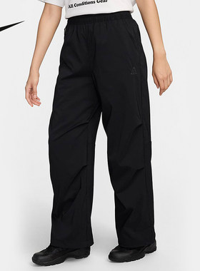 耐克Nike ACG女长裤户外机能防晒褶皱可束脚宽松运动裤FV7320-010