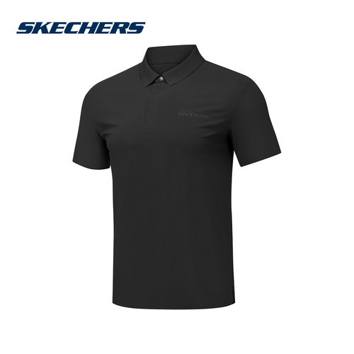 Skechers斯凯奇2026夏季男士运动休闲翻领时尚短袖POLO衫P326M073