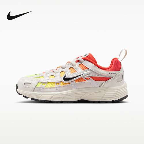 NIKE耐克童鞋新款P6000男女青少年透气跑步运动休闲鞋IO9923-100
