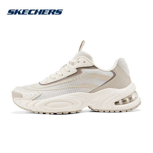 Skechers斯凯奇夏季女鞋气垫减震运动舒适休闲鞋老爹鞋177607/NAT