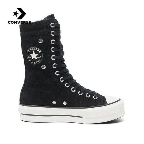 Converse匡威女士长筒靴经典厚底增高运动鞋休闲板鞋 A15229C