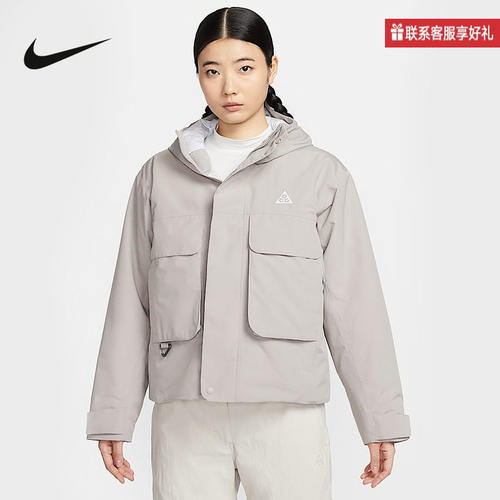 NIKE耐克ACG棉服女STORM-FIT防风保暖夹克工装P棉外套FV7328-009