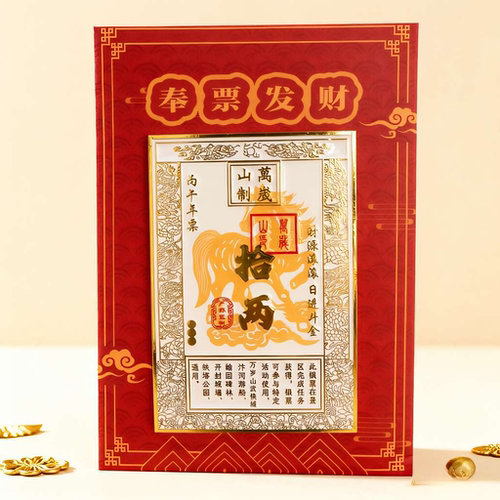 万岁山银票冰箱贴开封旅游纪念