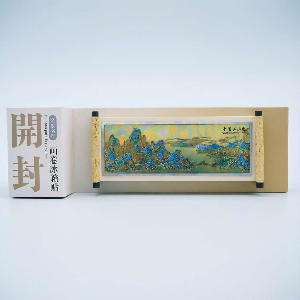 卷轴冰箱贴开封旅游纪念品