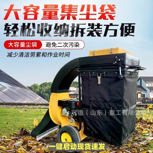 市政卫面路树叶收集大功率落环叶器清RYA扫手推自走式吸叶机
