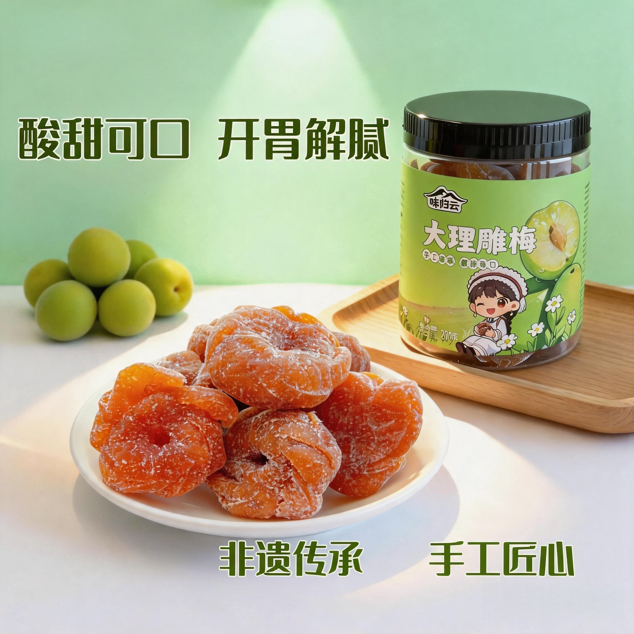 【味归云】云南大理雕梅紫苏话梅