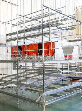 福利养殖蛋鸡笼笼养设备层叠式种鸡笼养自动喂料饮水