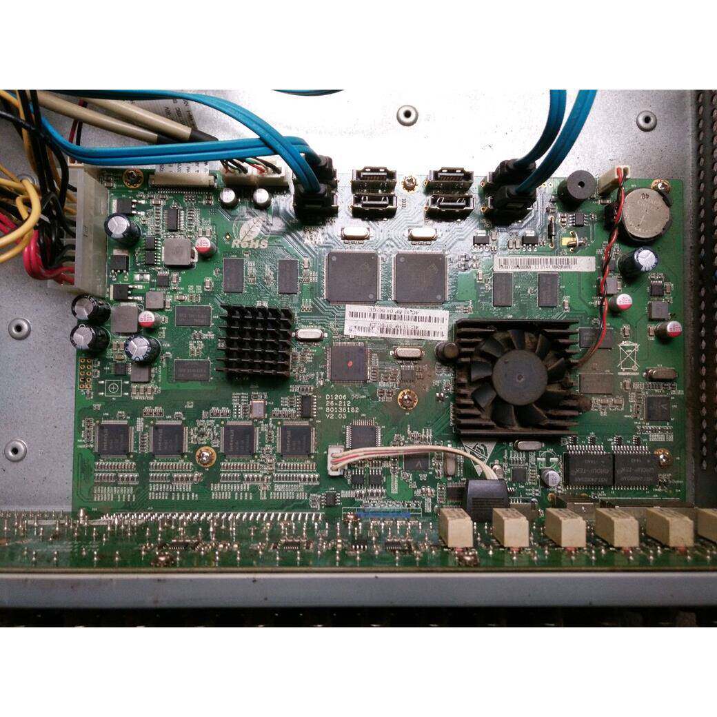 原装16路硬盘录像机 DVR1604SH 80136182 V2.03主板 D1206