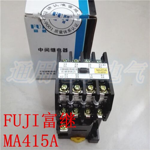 FUJI富继 MA415A 时间继电器 中间继电器 DC220V  DC24V 浙江富士