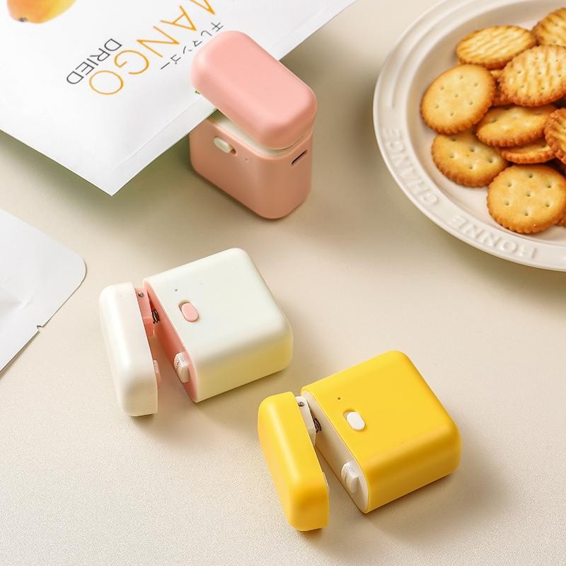 迷你可爱封口机小型家用零食小袋子包装封袋封口夹冰箱贴收纳器QL