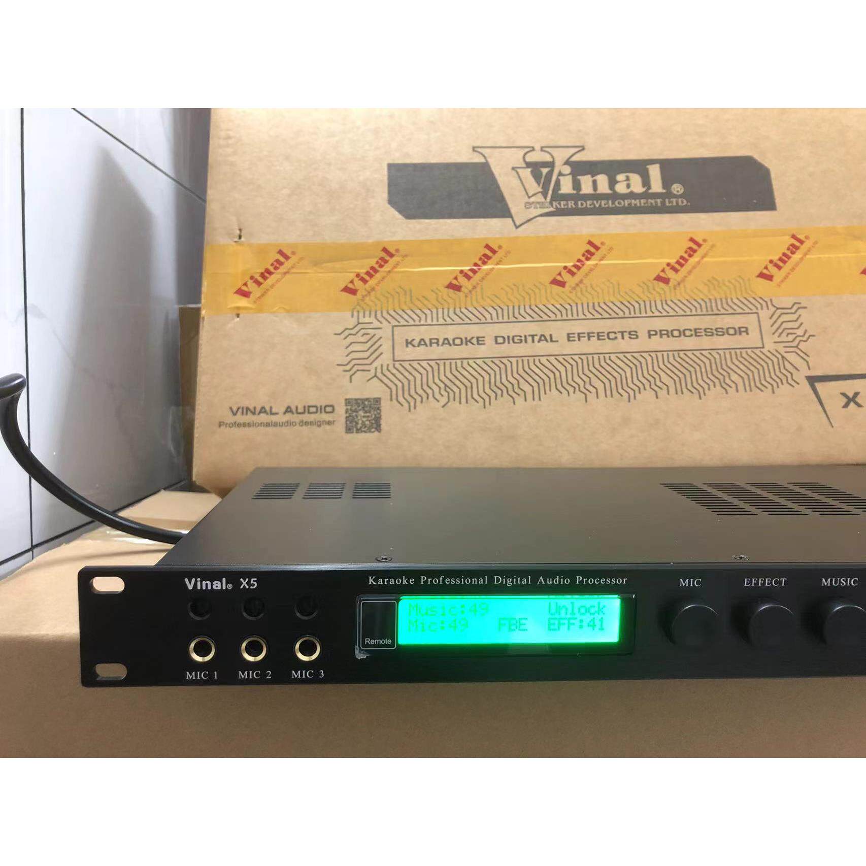 急售Vinal/韵乐X5前级数字效果器麦克风专业DSP音频处理器防啸叫