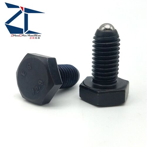 ZC107外六角螺栓型球头柱塞 六角定位螺丝 弹簧顶珠BPHL10-M16