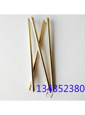 370306船用测深杆 黄铜测深杆 测水深铜刻度尺 1/2/3/4M 厂家定制