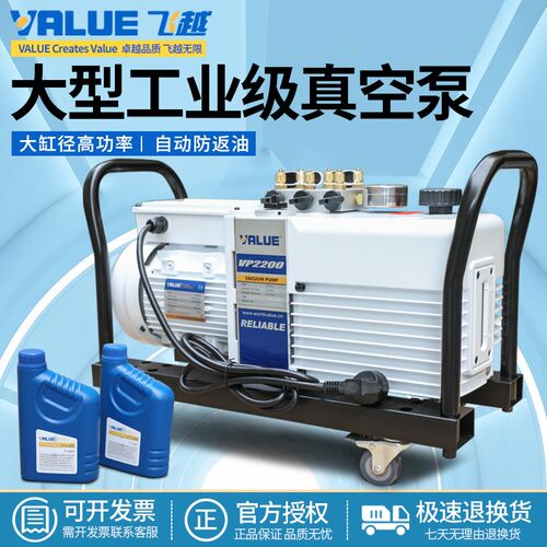 飞越真空泵VP2120/2200 螺杆离心机中央空调冷库工业级10升抽气泵
