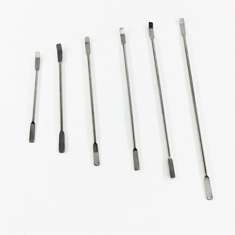 芯硅谷 药勺 S2481 不锈钢药刮 双头勺,125mm-250mm 304不锈钢