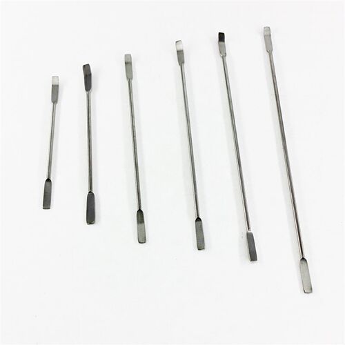 芯硅谷 药勺 S2481 不锈钢药刮 双头勺,125mm-250mm 304不锈钢