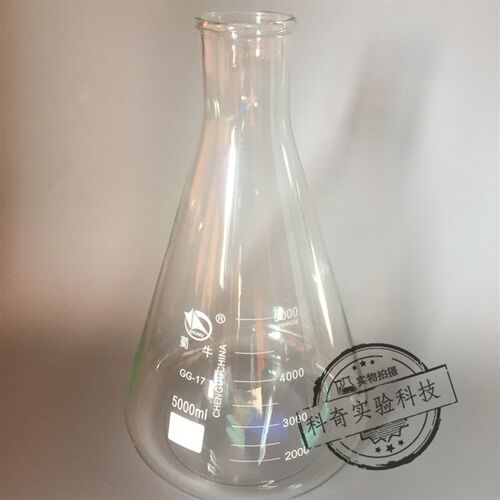 【蜀牛】5000ml 三角烧瓶小口 5L玻璃三角瓶 锥形瓶 锥形烧瓶