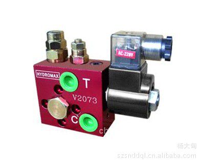 V2073台湾新鸿HYDROMAX法兰式电动止回阀AC220V电磁阀DC24V插装阀