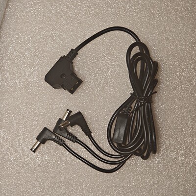 D-TAP一分三dc 电源线，V口电池 B型插头分三个dc5525