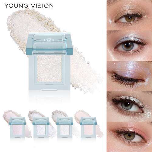 5 Colors Shimmer Highlighter Eyeshadow 5色珠光高光卧蚕眼影
