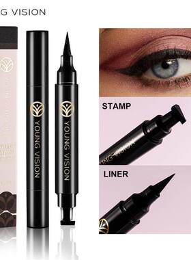 Black Double Ended Eyeliner Pen 黑色双头眼线液笔不易晕染