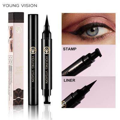 Black Double Ended Eyeliner Pen 黑色双头眼线液笔不易晕染