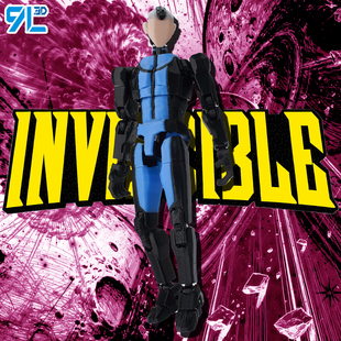 莫西干马克9L3D打印无敌少侠手办多关节可动人偶玩具幸运13Dummy